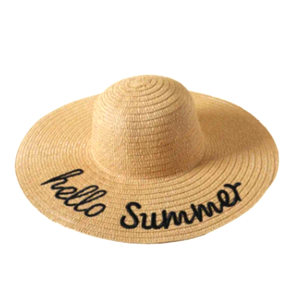 NWT Hello Summer Beach/Sun Hat